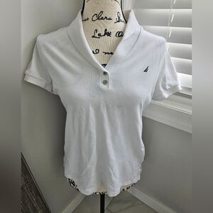 Nautica White Button Down Shirt